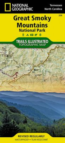 Nyomtatványok Great Smoky Mountains National Park National Geographic Maps