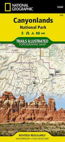Materiale tipărite Canyonlands National Park National Geographic Maps