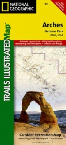 Nyomtatványok Arches National Park National Geographic Maps