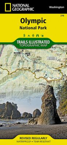 Materiale tipărite Olympic National Park National Geographic Maps - Trails Illust