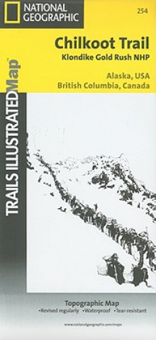 Drucksachen Chilkoot Trail/klondike Gold Rush National Geographic Maps