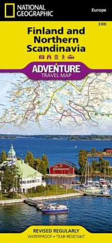 Nyomtatványok Finland, Northern Scandinavia National Geographic Maps - Adventure