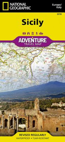 Tiskovina Sicily National Geographic Maps