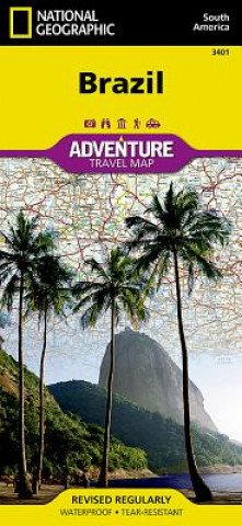 Tiskovina Brazil National Geographic Maps - Adventure