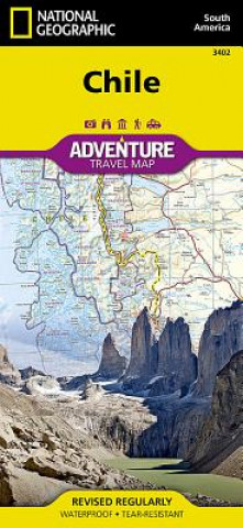 Printed items Chile National Geographic Maps