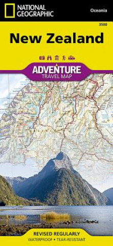 Materiale tipărite New Zealand National Geographic Maps - Adventure