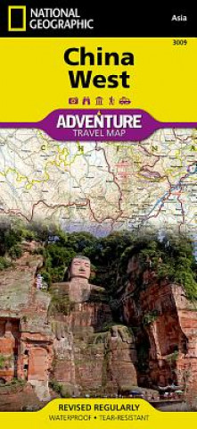 Materiale tipărite China West National Geographic Maps - Adventure