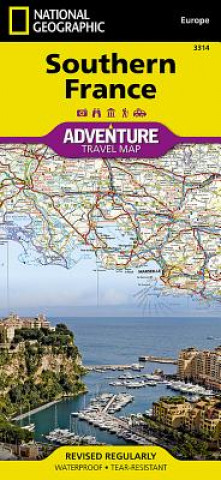 Drucksachen Southern France National Geographic Maps - Adventure