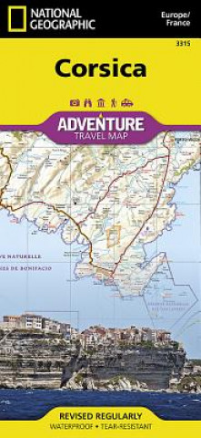 Tiskovina Corsica National Geographic Maps