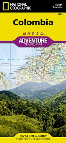 Nyomtatványok Colombia National Geographic Maps