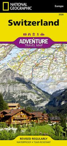 Prasa Switzerland National Geographic Maps - Adventure