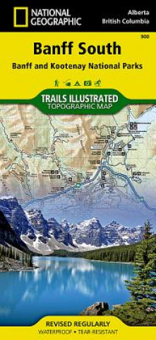 Tiskovina Banff South National Geographic Maps