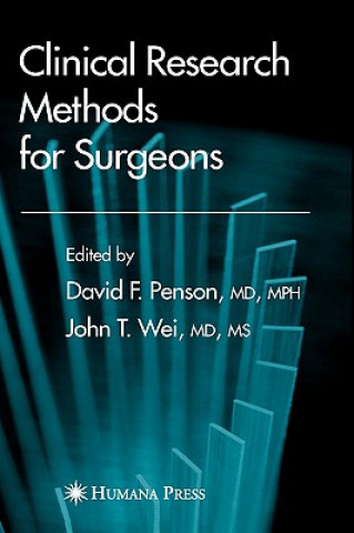 Книга Clinical Research Methods for Surgeons David F. Penson