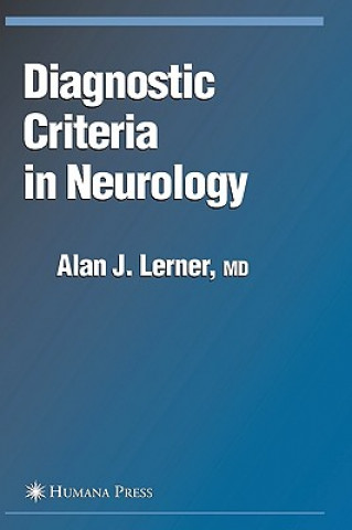 Kniha Diagnostic Criteria in Neurology erner