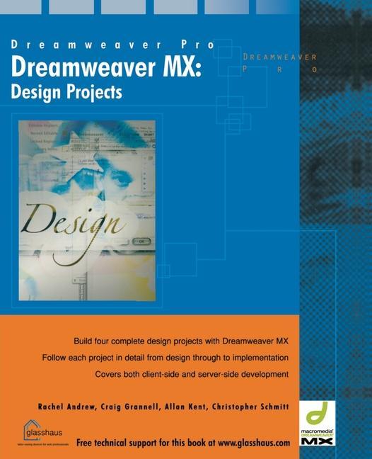 Carte Dreamweaver MX Design Projects Andrew Rachel