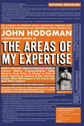 Kniha The Areas of My Expertise John Hodgman