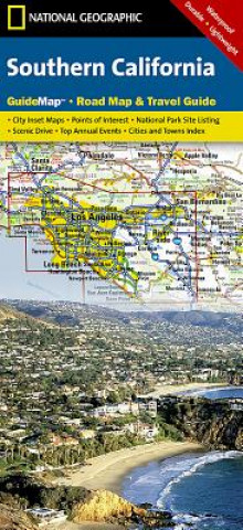 Tlačovina Southern California National Geographic Maps
