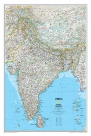 Tiskovina India Classic, Tubed National Geographic Maps