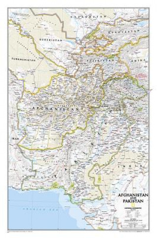 Tlačovina Afghanistan, Pakistan National Geographic Maps - Reference