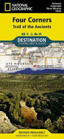 Articles imprimés Four Corners Region National Geographic Maps