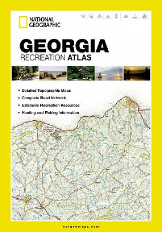 Kniha Georgia Recreation Atlas National Geographic Maps