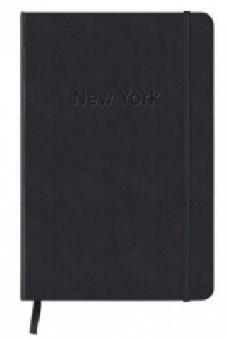 Kniha CoolNotes, Notizbuch, City, Black/Black New York 