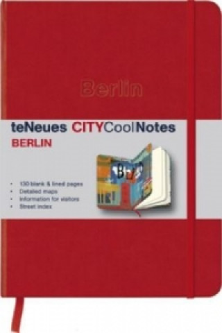 Carte CoolNotes, Notizbuch, City, Red/Collage Berlin 