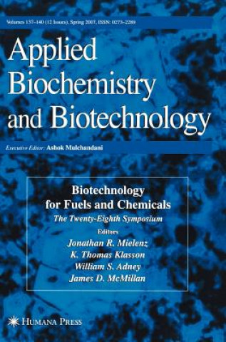 Könyv Biotechnology for Fuels and Chemicals Jonathan R. Mielenz