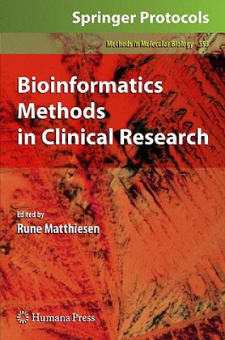 Książka Bioinformatics Methods in Clinical Research Rune Matthiesen