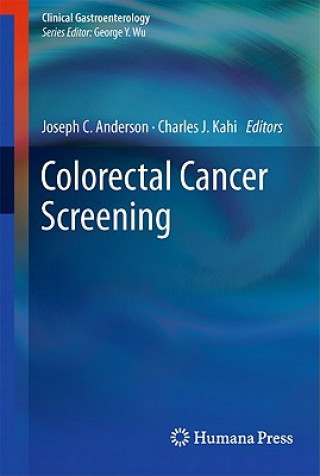 Knjiga Colorectal Cancer Screening Joseph Anderson