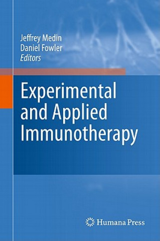 Libro Experimental and Applied Immunotherapy Jeffrey Medin