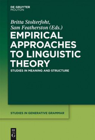 Carte Empirical Approaches to Linguistic Theory Britta Stolterfoht