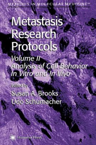 Buch Metastasis Research Protocols Susan A. Brooks