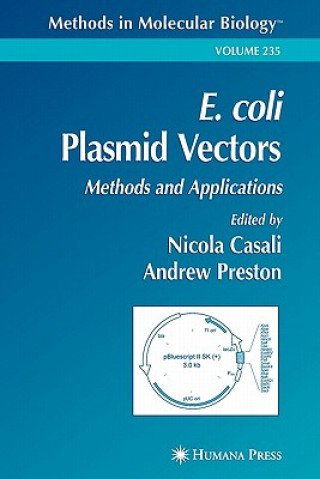 Książka E. coli Plasmid Vectors Nicola Casali