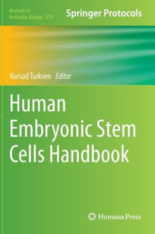 Könyv Human Embryonic Stem Cells Handbook Kursad Turksen
