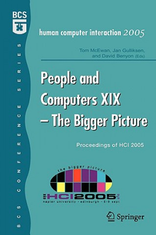 Książka People and Computers XIX - The Bigger Picture Tom McEwan