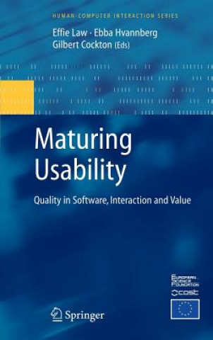 Kniha Maturing Usability Effie Lai-Chong Law