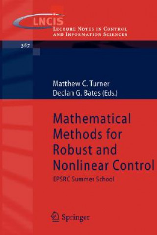 Carte Mathematical Methods for Robust and Nonlinear Control Matthew C. Turner