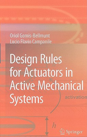 Kniha Design Rules for Actuators in Active Mechanical Systems Oriol Gomis-Bellmunt