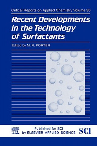 Książka Recent Developments in the Technology of Surfactants M.R. Porter