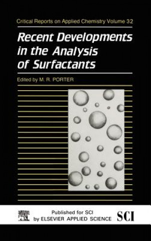 Kniha Recent Developments in the Analysis of Surfactants M.R. Porter