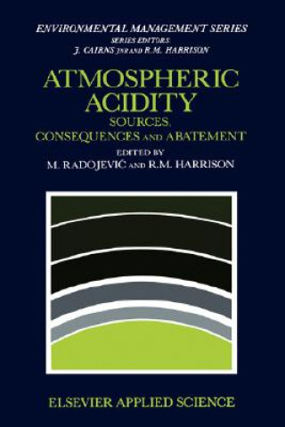 Kniha Atmospheric Acidity M. Radojevic