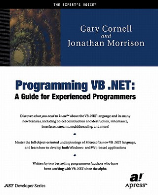 Kniha Programming VB .NET Gary Cornell