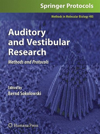 Książka Auditory and Vestibular Research Bernd Sokolowski