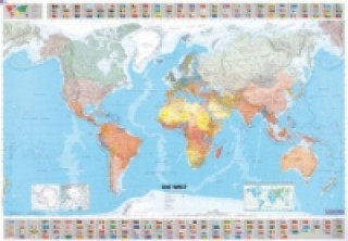 Materiale tipărite Michelin Karte Die Welt, Planokarte politisch 