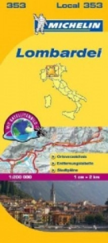 Materiale tipărite Michelin Karte Lombardei. Lombardia 