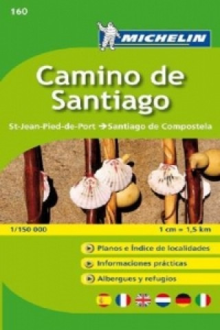 Nyomtatványok Michelin Camino de Santiago 