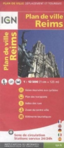 Nyomtatványok Plan de ville Reims 