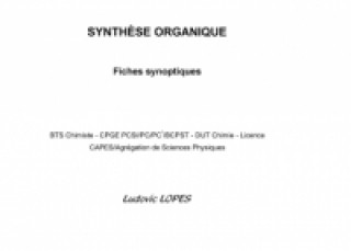 Könyv SYNTHÈSE ORGANIQUE : Fiches synoptiques Ludovic Lopes