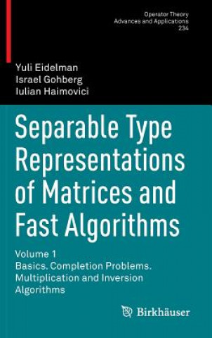 Kniha Separable Type Representations of Matrices and Fast Algorithms Yuli Eidelman